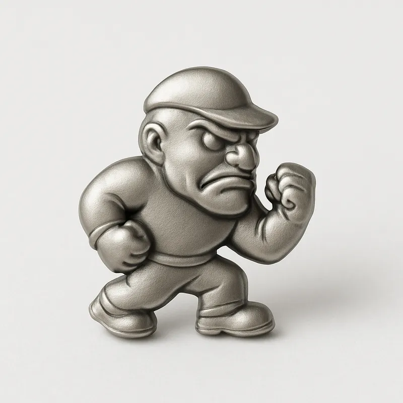 3D Moulded Mascot Pin
