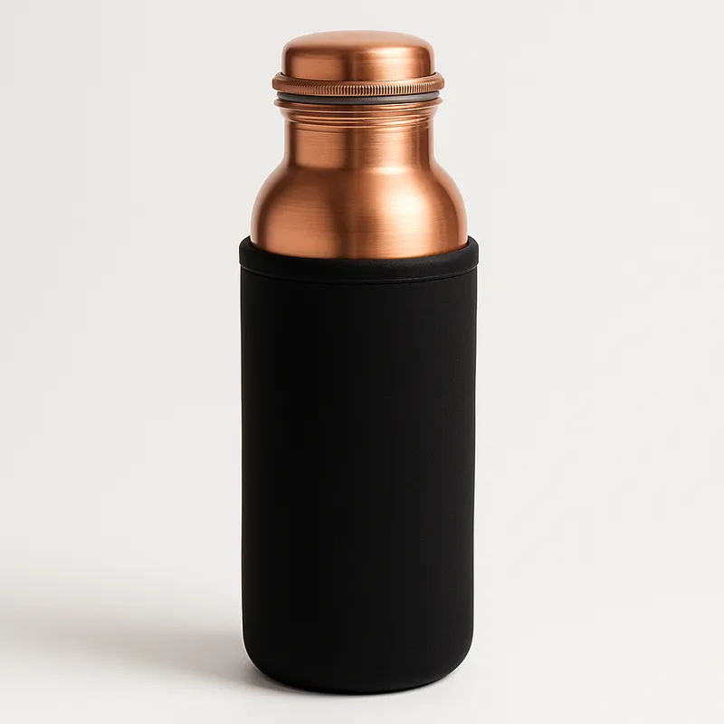 Copper Bottle with Insulated Sleeve