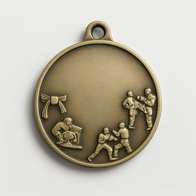 Die-Struck Martial Arts Medal