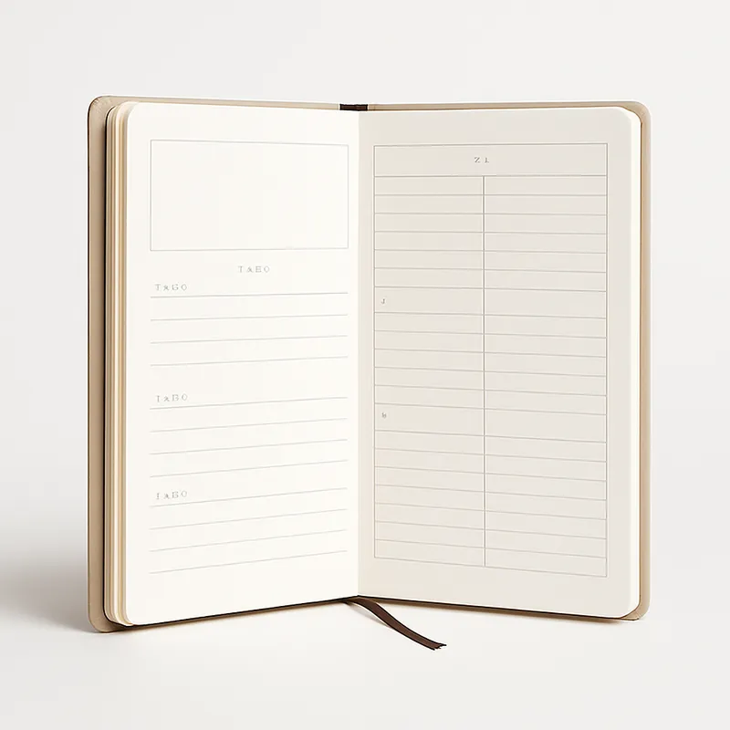 Hardbound Planner with Custom Branded Pages