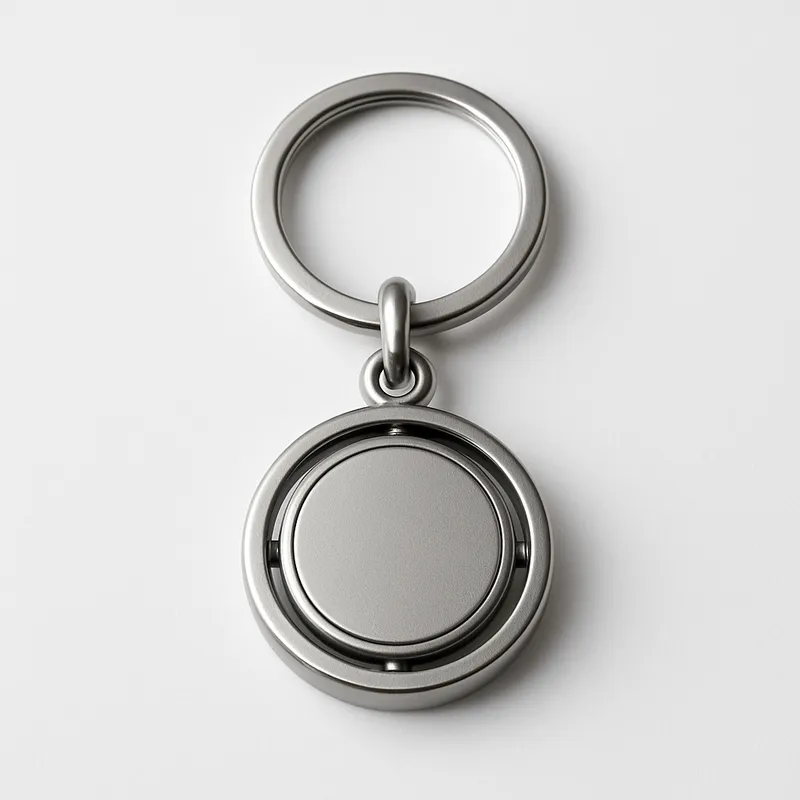 Metal Spinner Keychain