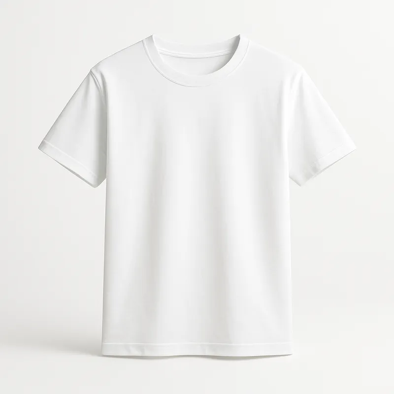 Round-Neck Cotton T-Shirt
